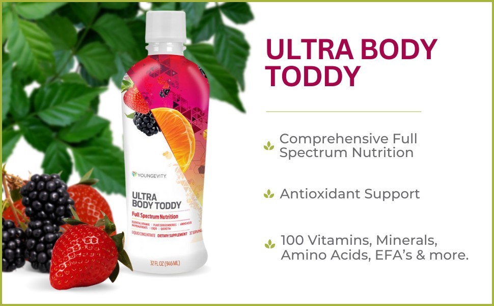 Youngevity Ultra Body Toddy Mega Multi-Vitamin Mineral 3-PACK – FREE SHIPPING