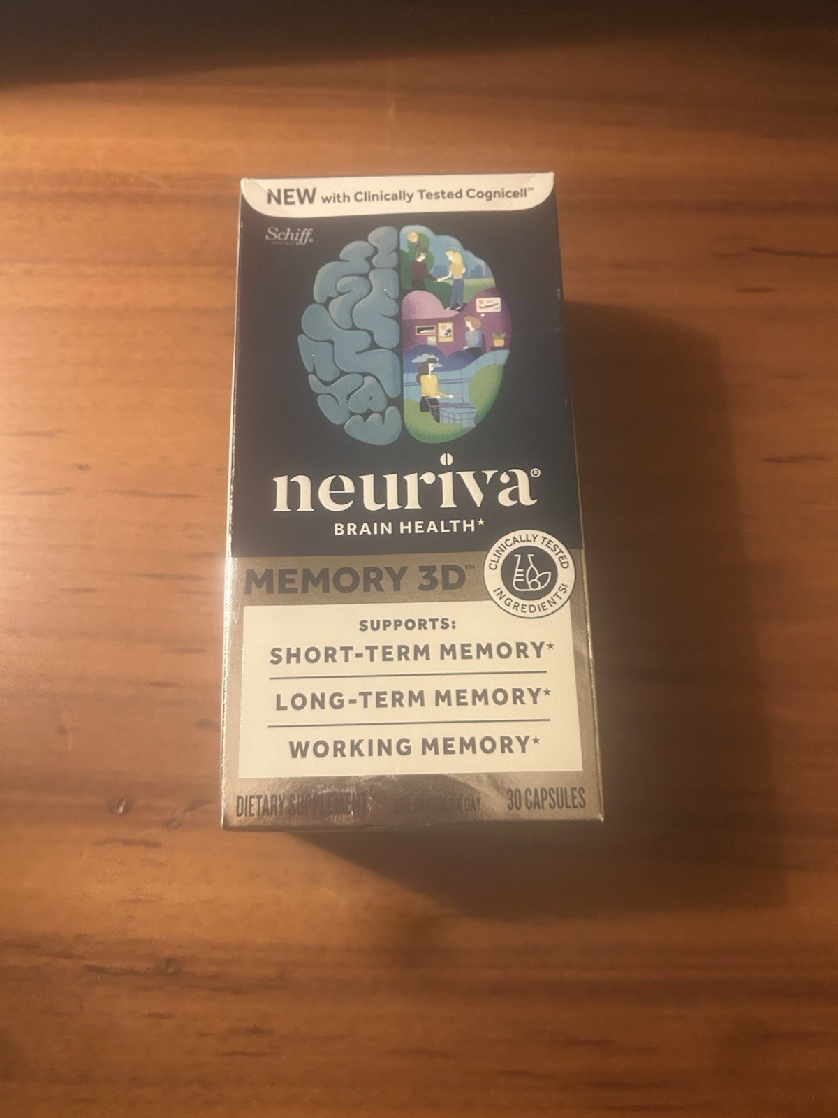 Schiff Neuriva Brain Health Memory 3D Dietary Supplement Capsules Exp 06/27 NEW