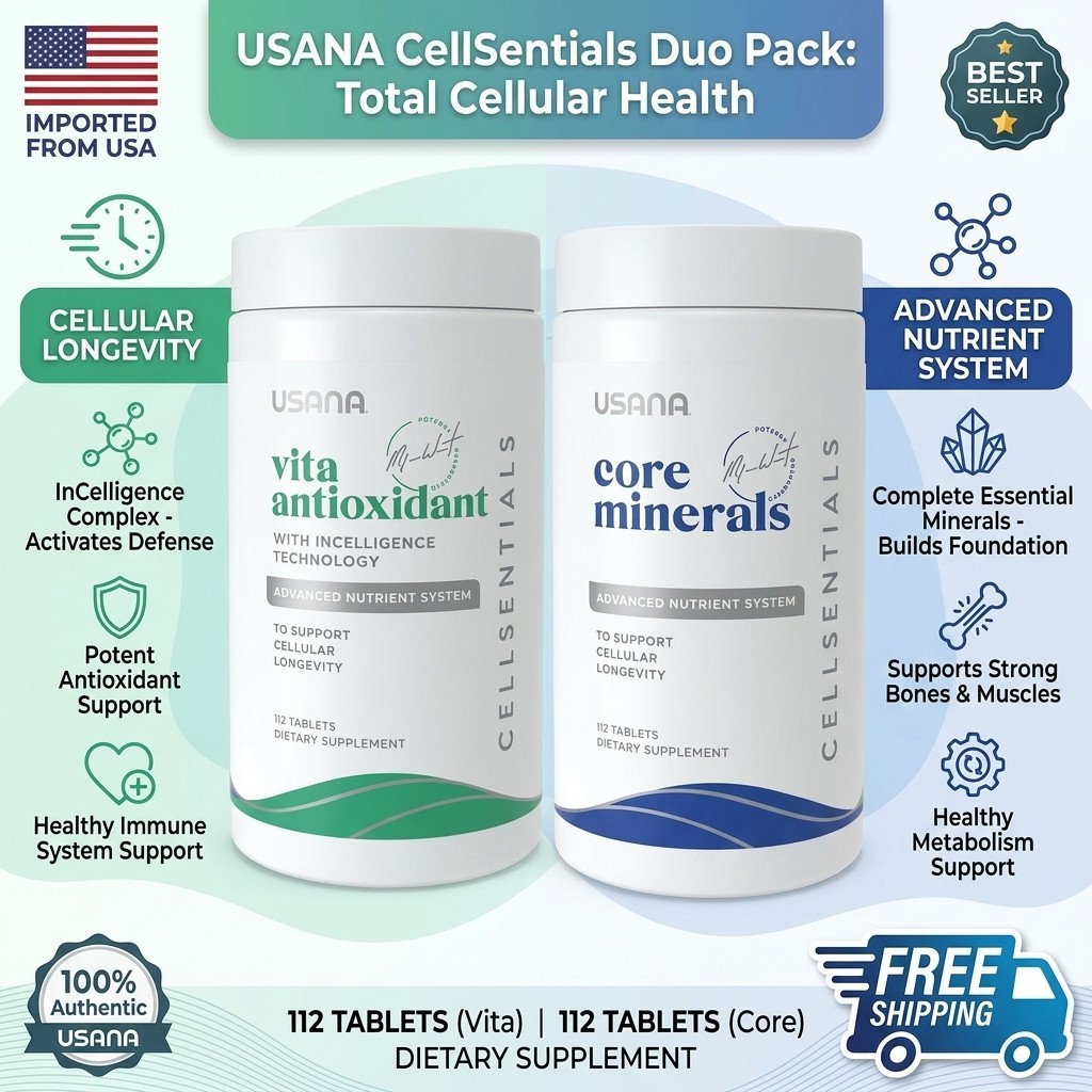 USANA CellSentials Vita Antioxidant + Core Minerals Latest Formula Exp 12/28