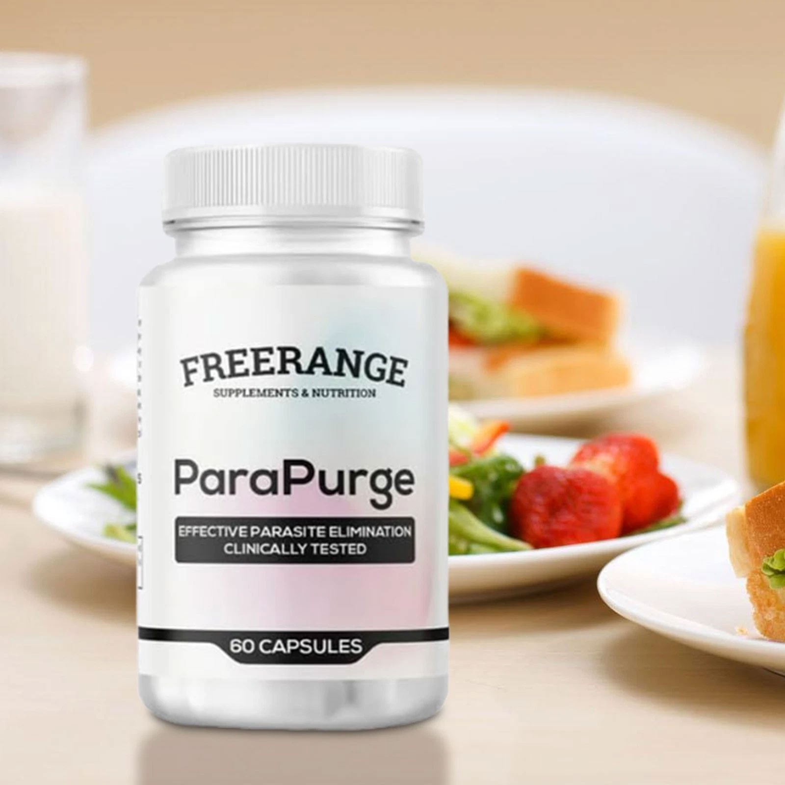 FreeRange ParaPurge Cutting Edge Parasite Cleanser 60 softgels Para Purge Free R