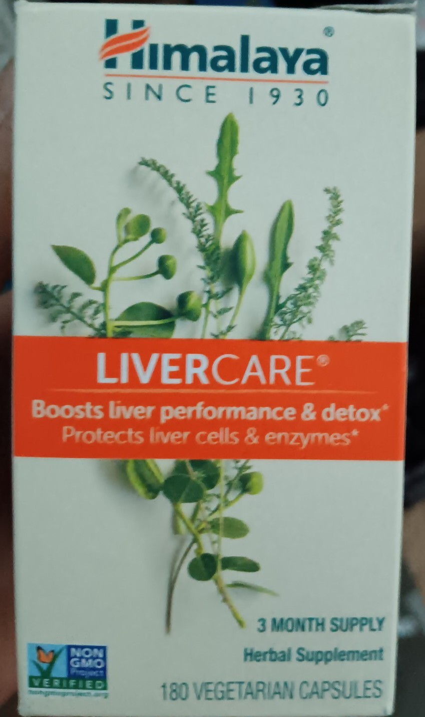 Himalaya Liver Care 180 Vegetarian Capsules Dairy-exp Date 8/27