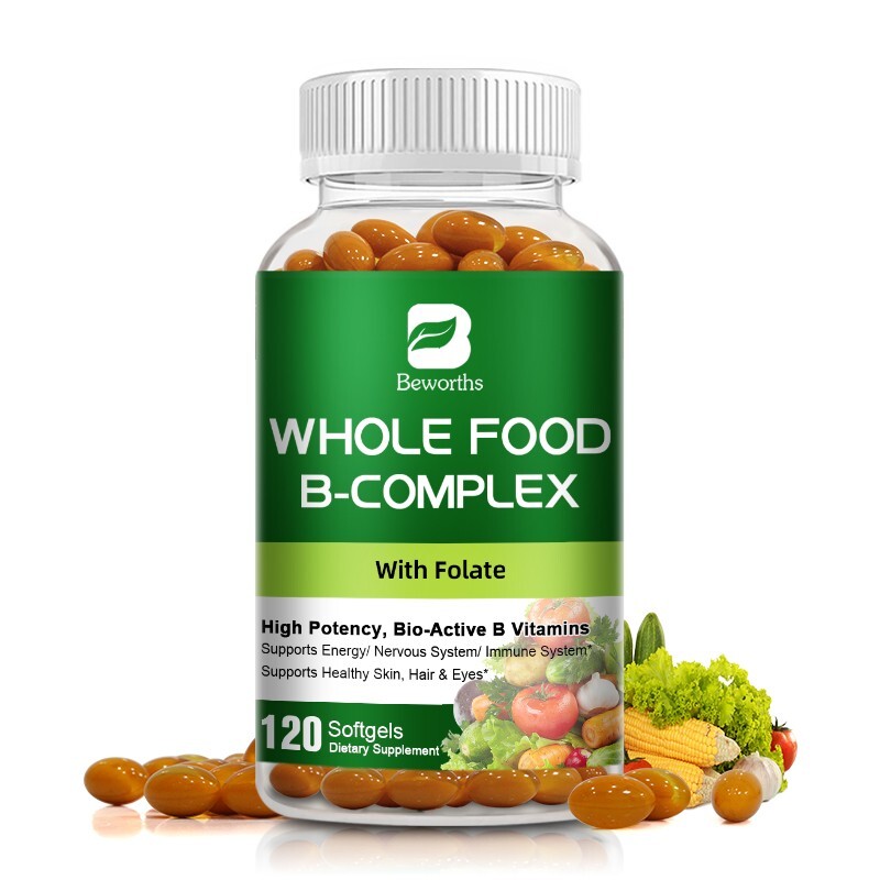 Vitamin B Complex Supplement Whole Food Supplement Immune Boost For Bone|Heart