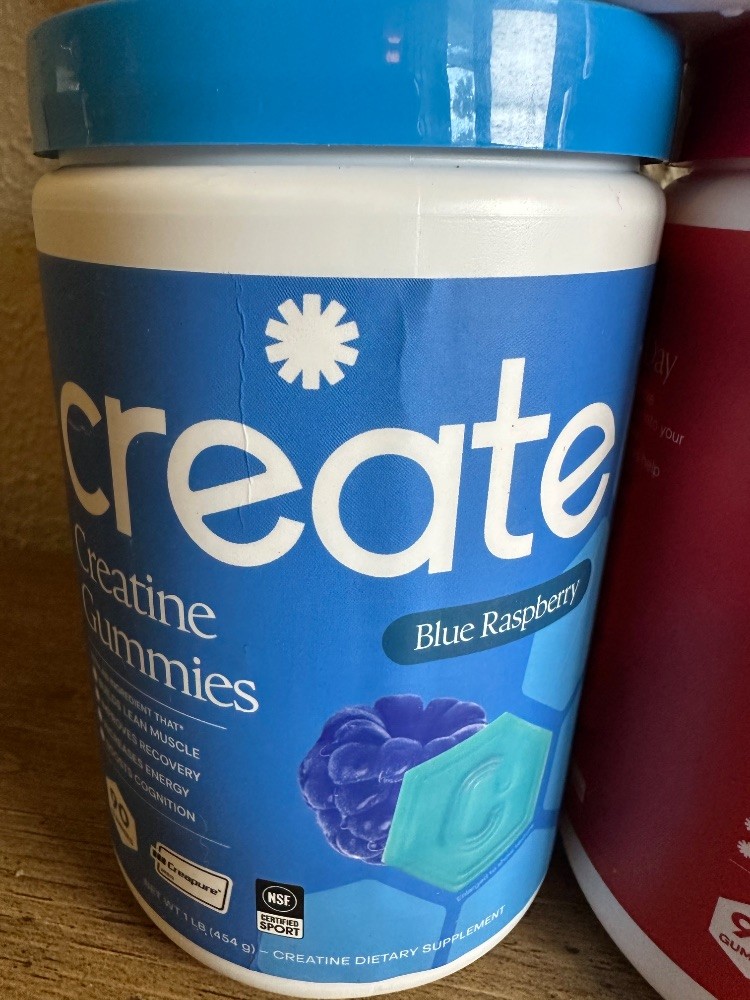 Create Creatine Gummies 5-Pack Bundle 90ct Each Watermelon Orange Raspberry Cher
