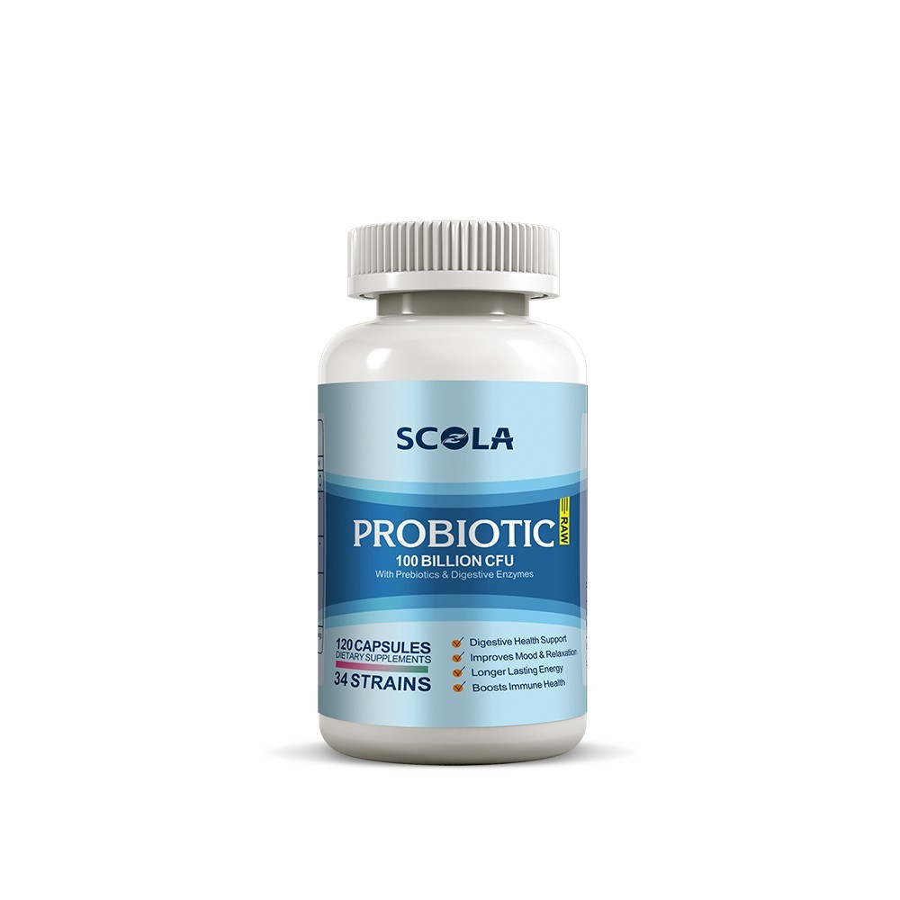Probiotic 100 Billion CFUs 120 Veg Capsules, Digestive Health, Gut