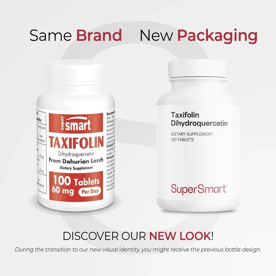 Supersmart – Taxifolin Dihydroquercetin 60mg per Day 100 Count (Pack of 1)