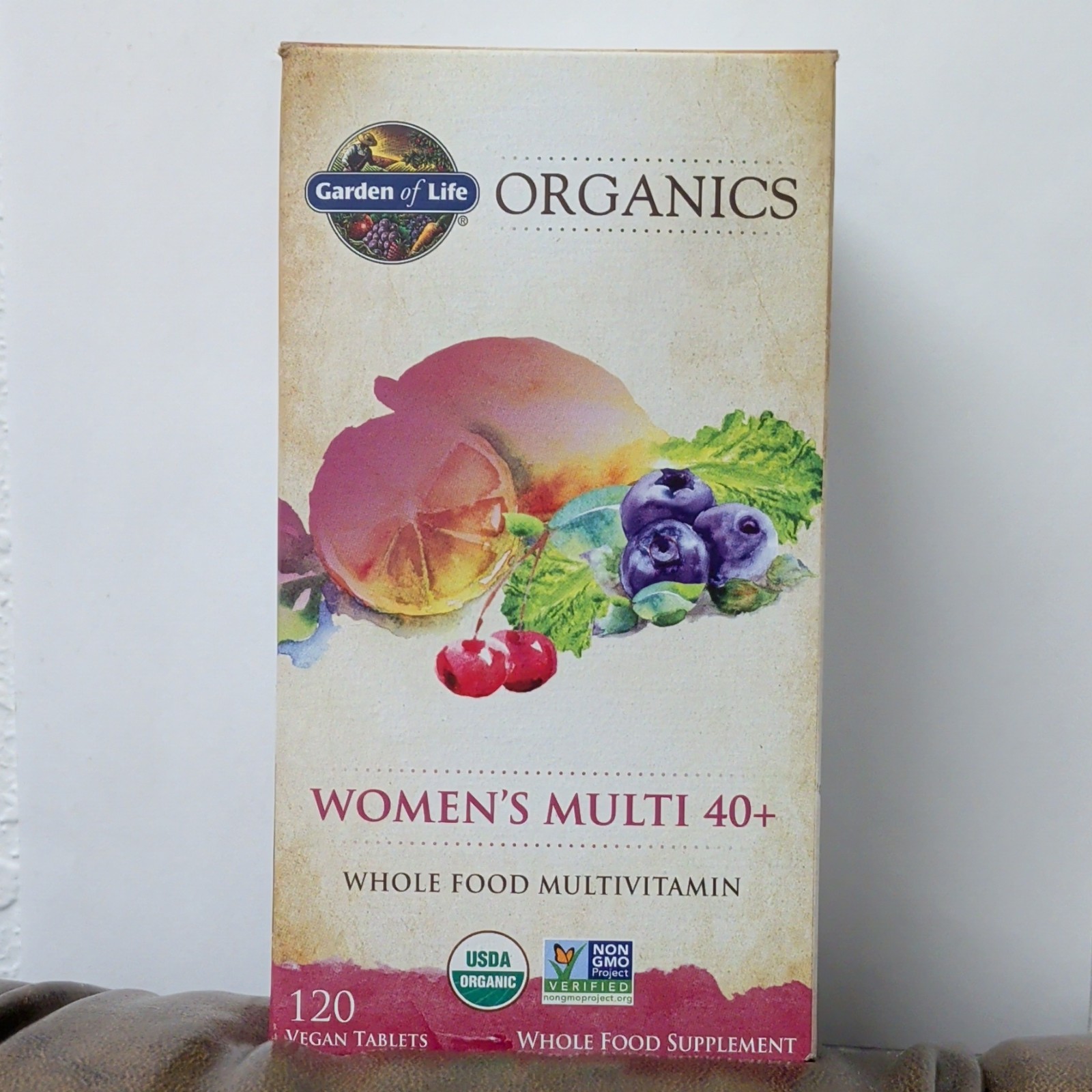 Garden of Life Women’s Multi 40+ Multivitamin 120 Vegan Tablets Organic, Non-GMO