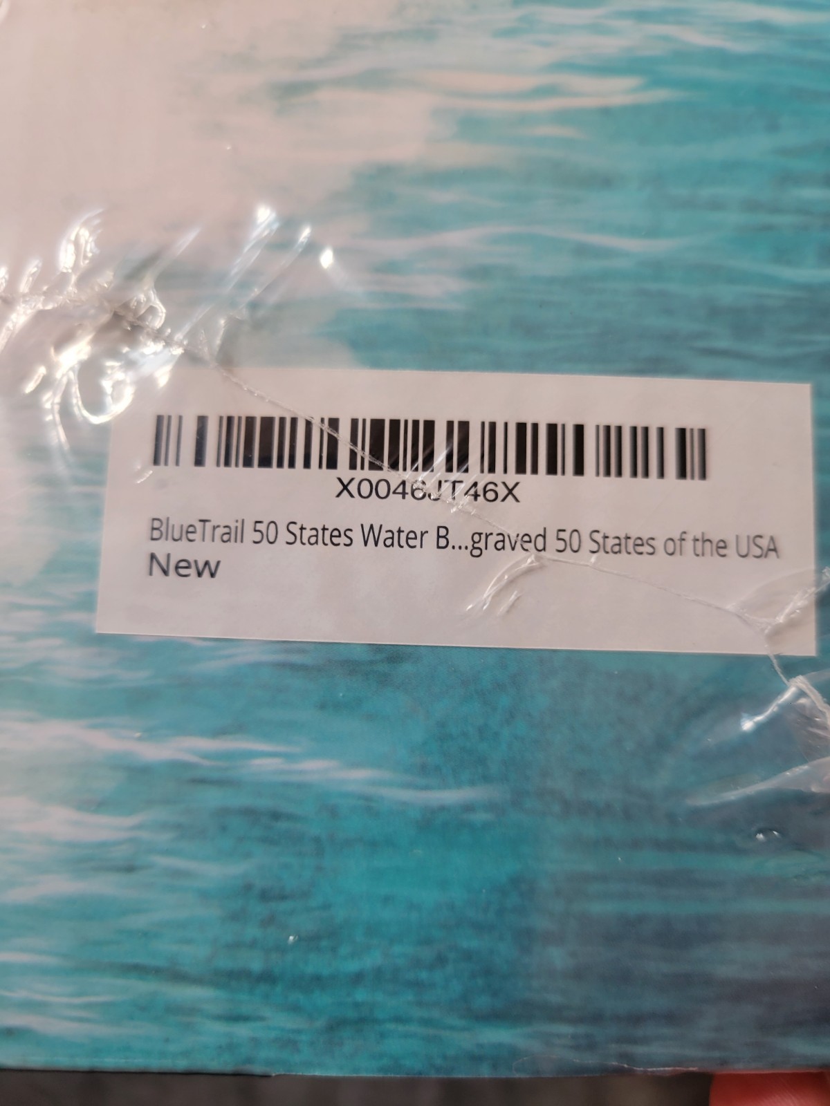 50 states United States of America Water Bottle with Stickers new sealed