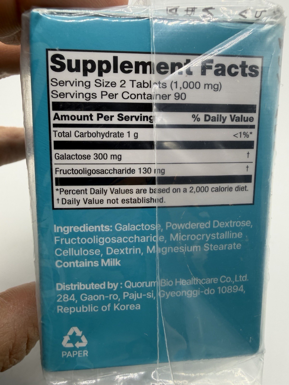 QSI-Lacto Original Supports Level Elevation – 2 Pack (180 Tablets EACH)