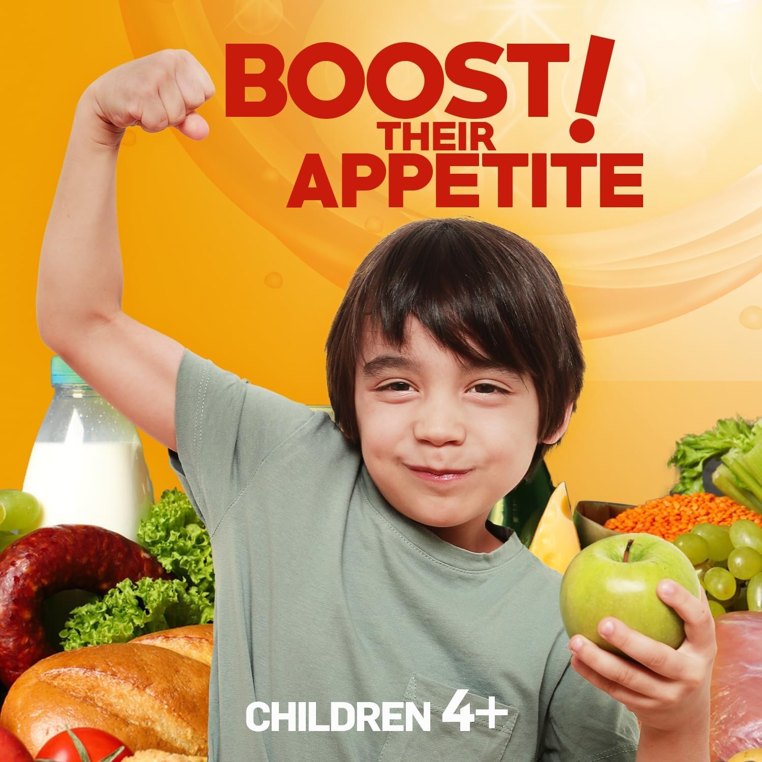 Appetite Booster & Brain Energy Liquid Vitamins – Dietary Supplements for N/a