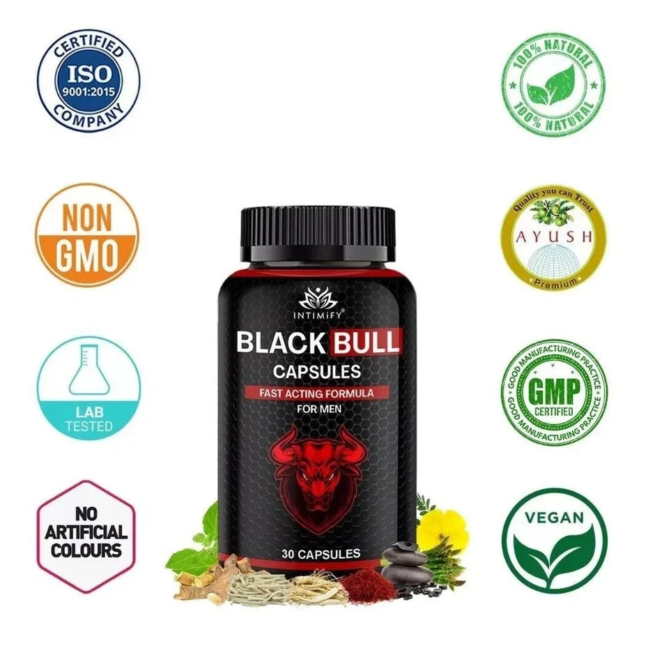 NEW . 30 Powerful Capsules . Works In 10 Minutes. 100% Money Back Guaranteed