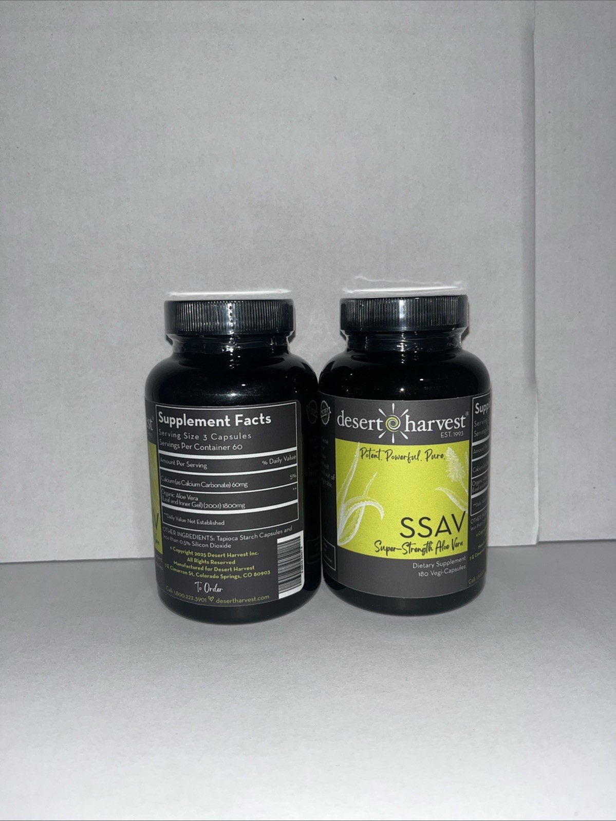 Desert Harvest Super-Strength Aloe Vera, – Pack of (2) Exp 4/31