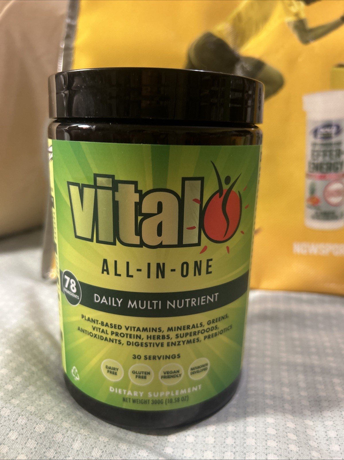Pack Of 2 Vital All-In-One Daily Multi Nutrient Original &Lemon Ginger