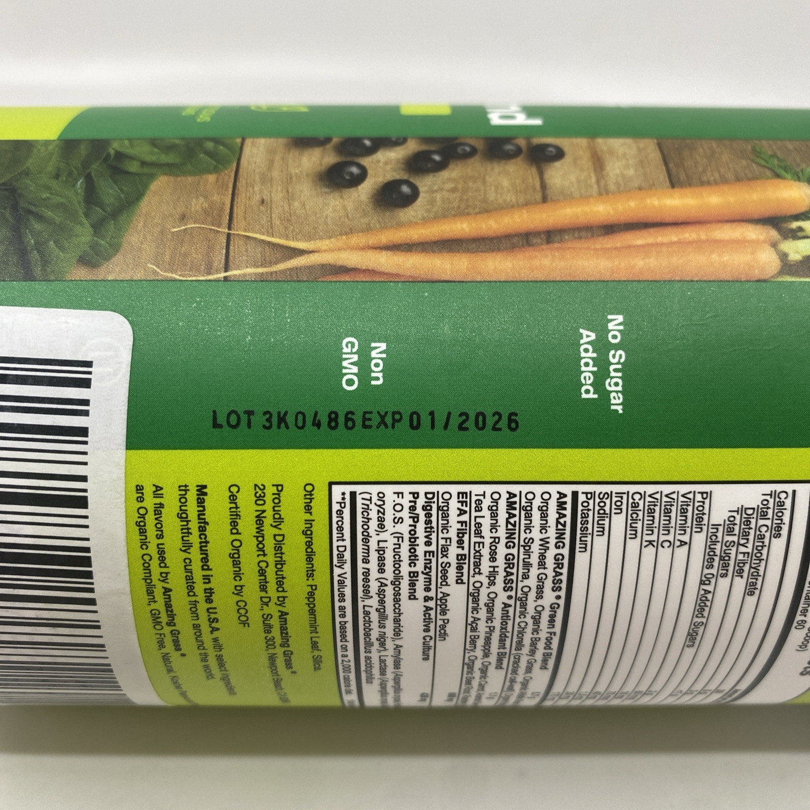 Amazing Grass Greens Blend Superfood Powder, 60svgs, 2 Pack – Exp 01/2026+