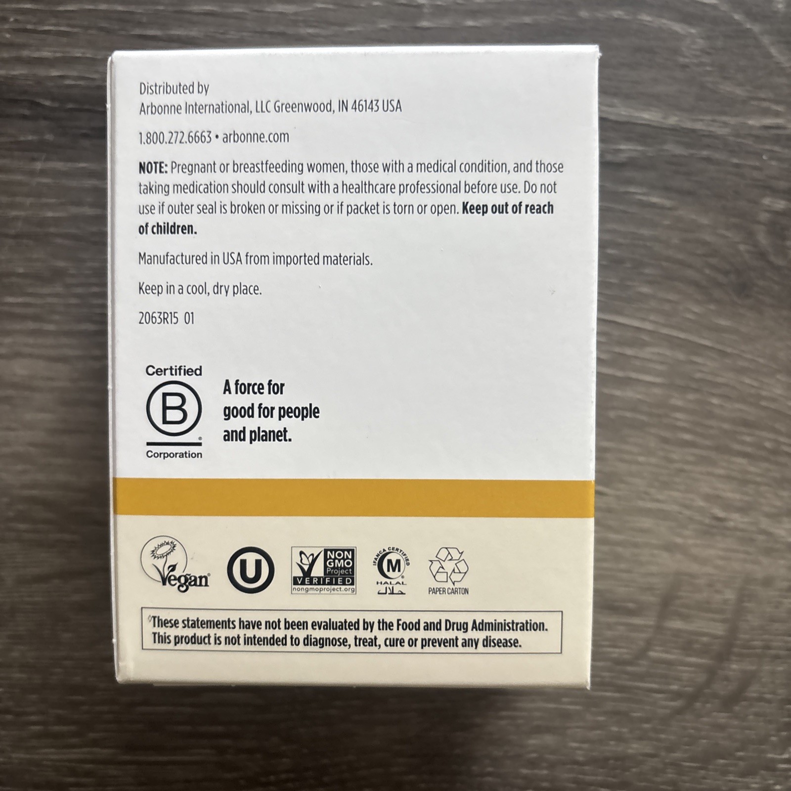 Arbonne GutHealth Digestion Microbiome Support Ginger 29 Sticks Exp 6/2026