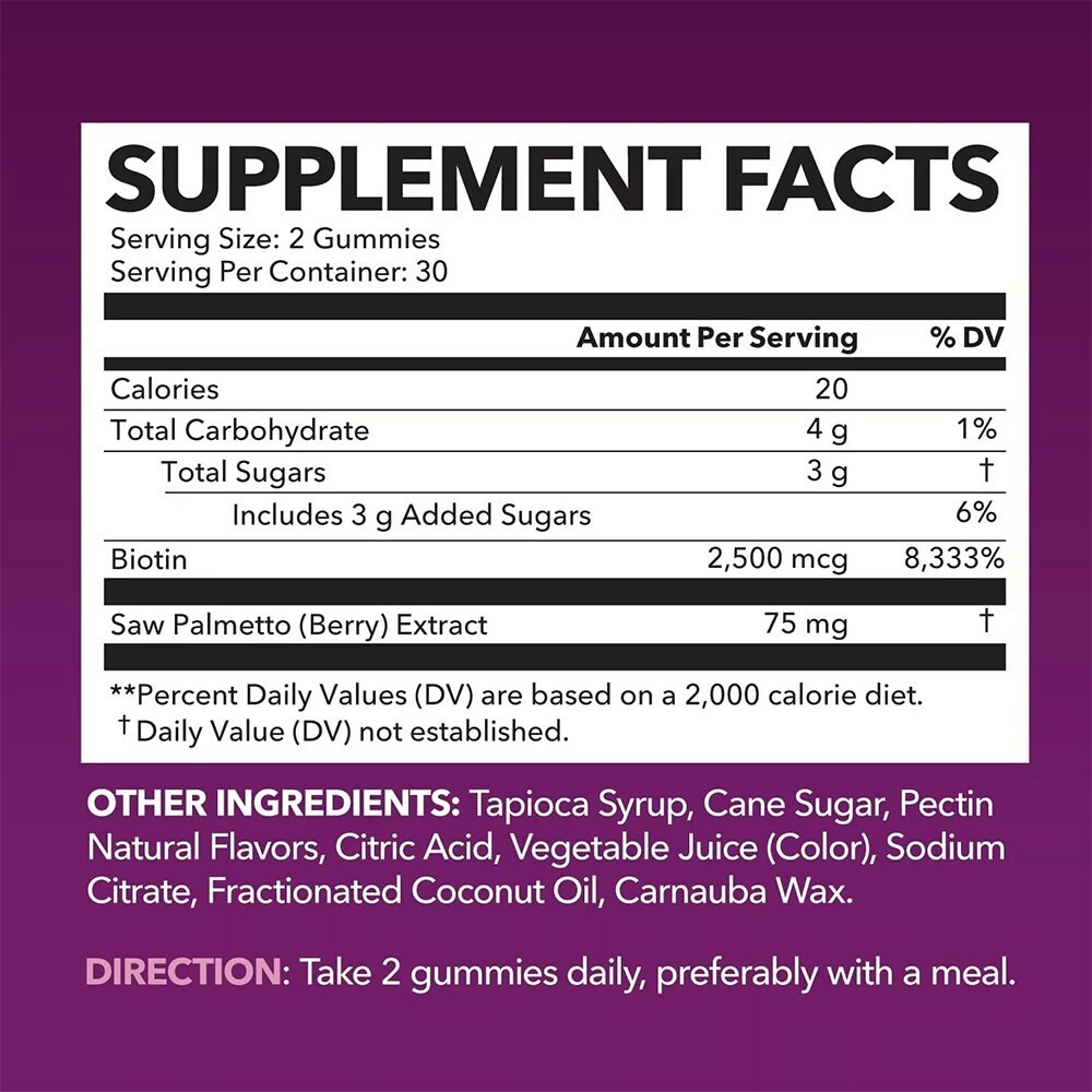 Extra Strength Saw Palmetto for Women – DHT Blocker for Women 30-Day 60ct