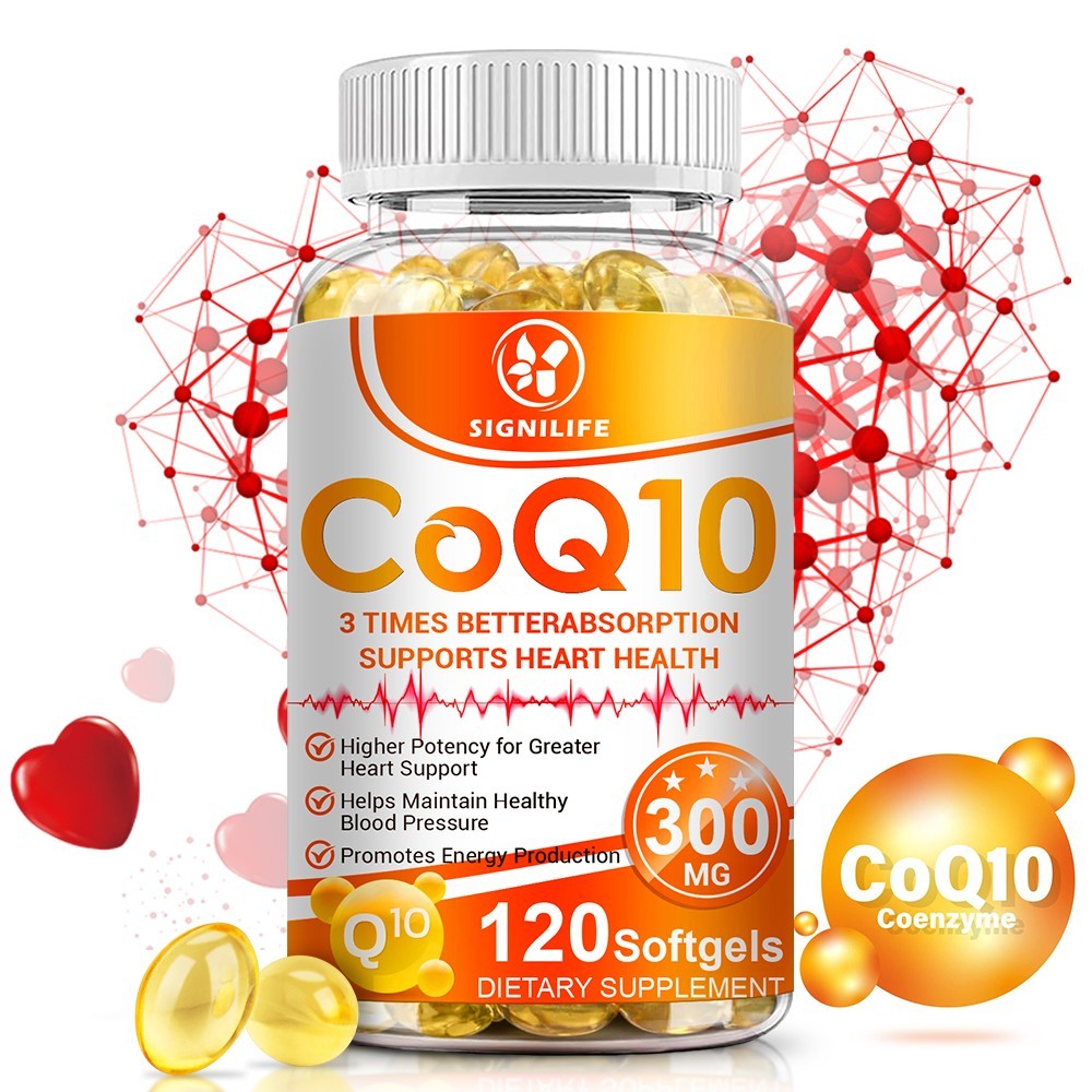 CoQ 10 Coenzyme Q10 Vegan Softgel 300mg Cardiovascular Heart Health 120 Capsule