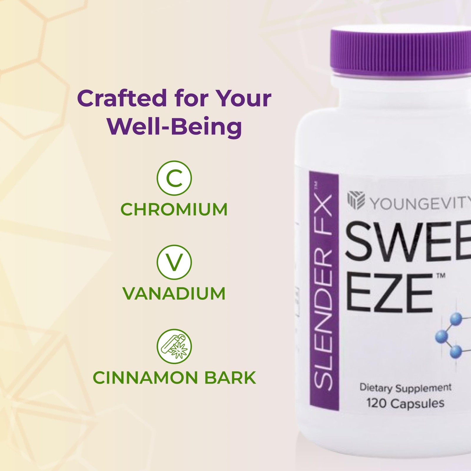 Youngevity Sweet eze 120 Capsules 120 Count (Pack of 1)