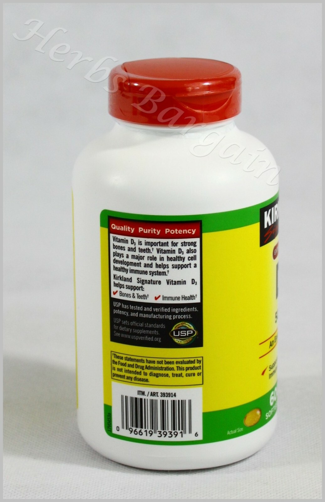 Kirkland Signature Extra Strength D3 50 mcg (2000iu) 600 Softgels Exp. 08/2025
