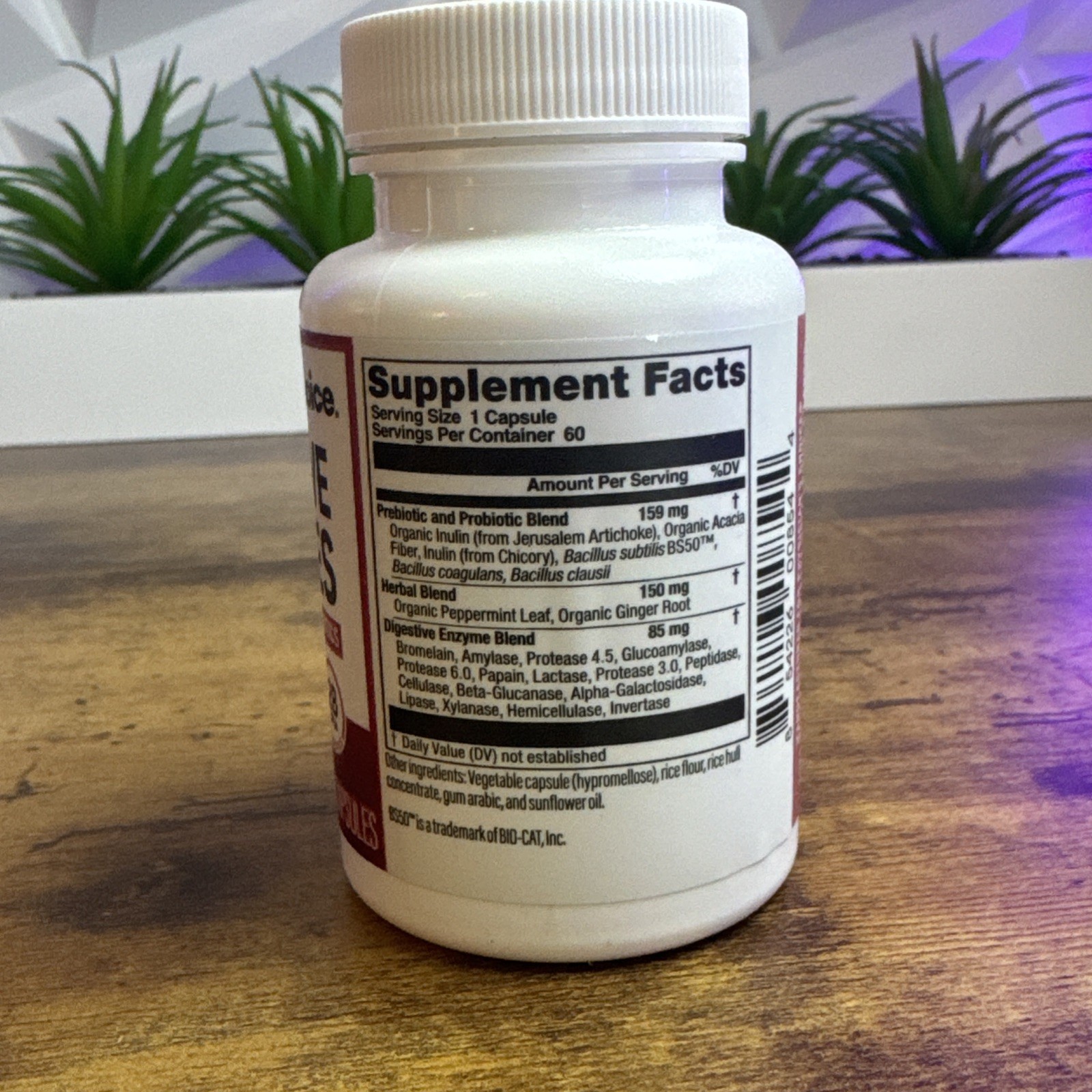 Physician’s Choice Digestive Enzymes Organic Prebiotics & Probiotics 60 Servings