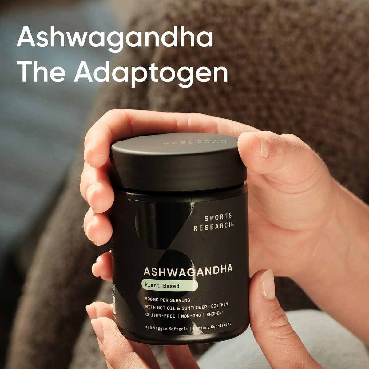 Ashwagandha Softgels with Coconut MCT Oil – Natural Adaptogen for Relaxation, Ca