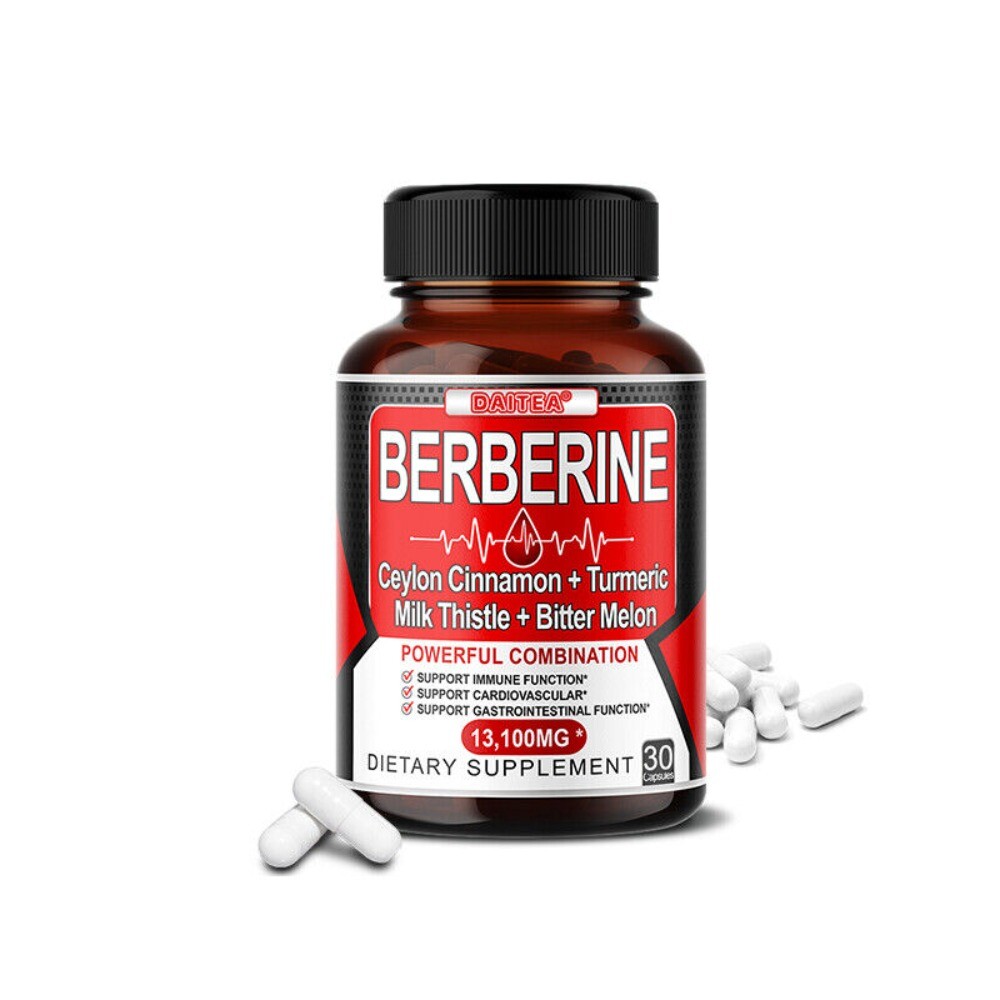 BERBERINE Support Gastrointestinal and Healthy Cholesterol Level Immune Booster
