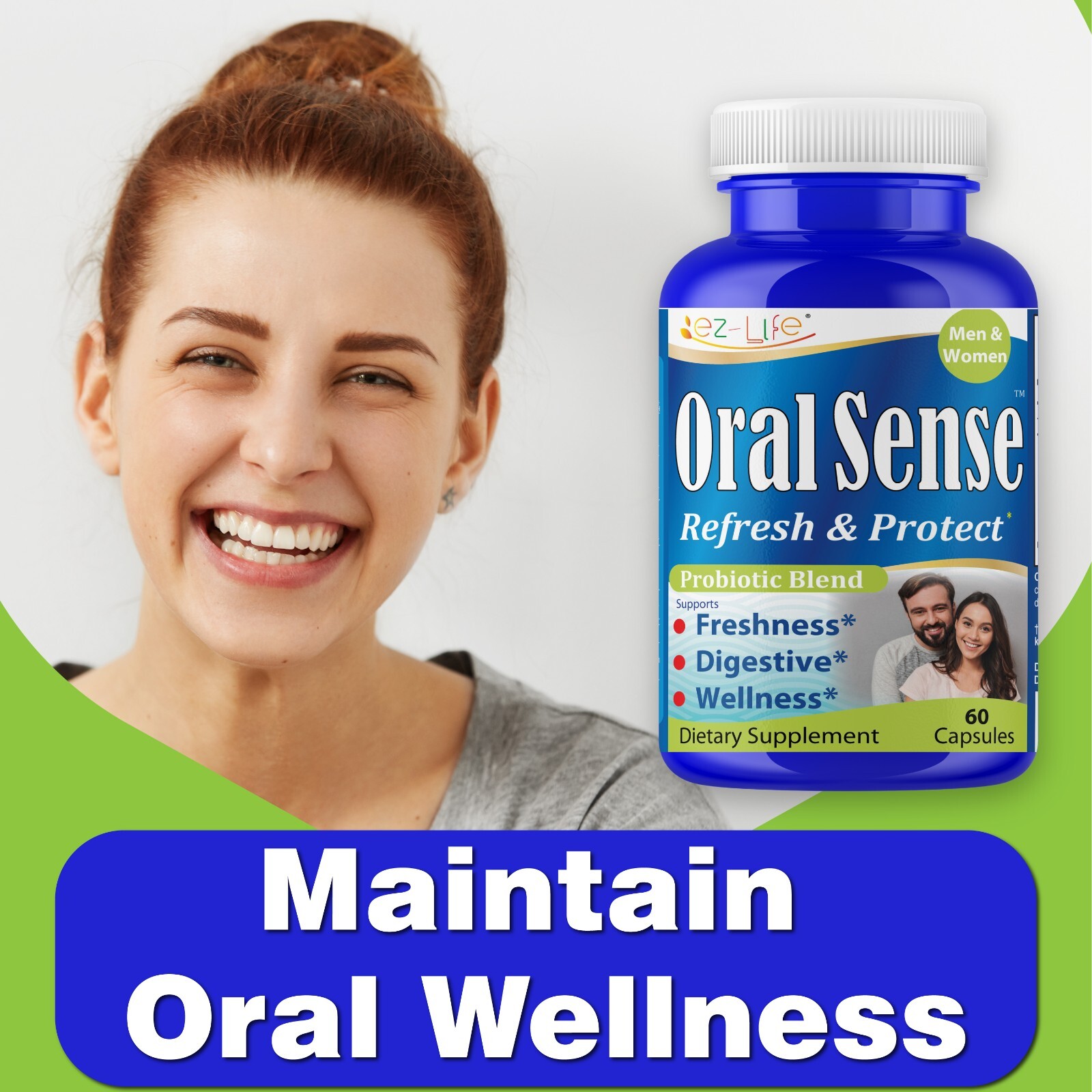 Best Oral Probiotic, Dental Probiotic Supplement Control Bad Breath