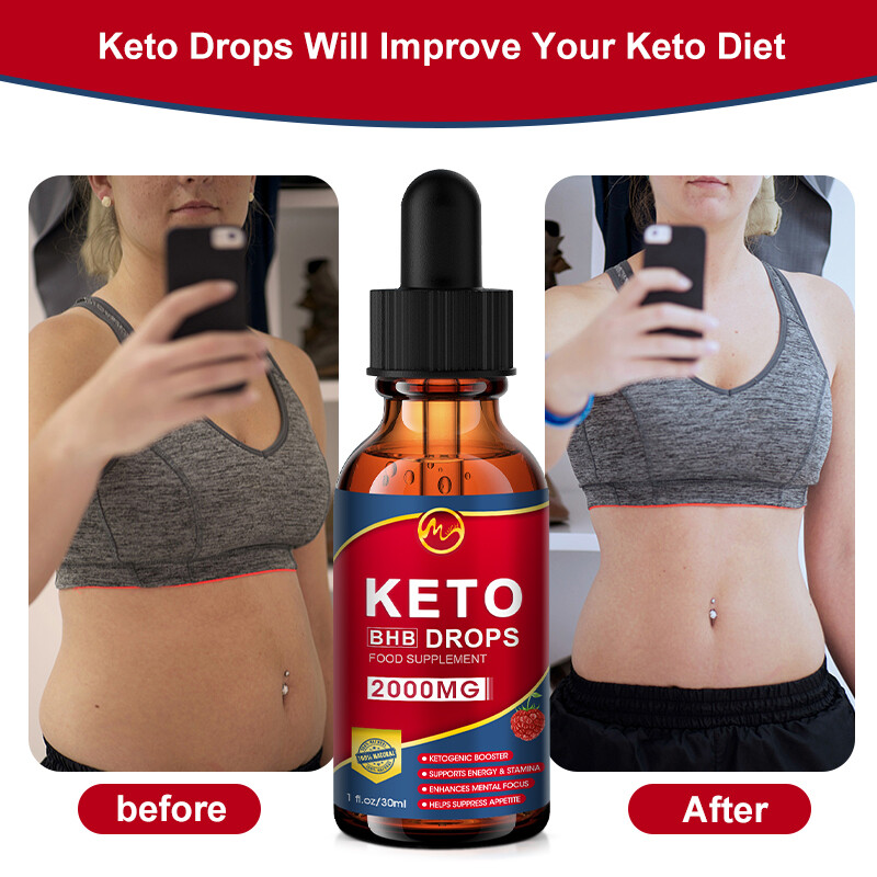 2000mg Keto BHB Capsules | Diet Drops Fast Weight Loss Fat Burner Carb Blocker