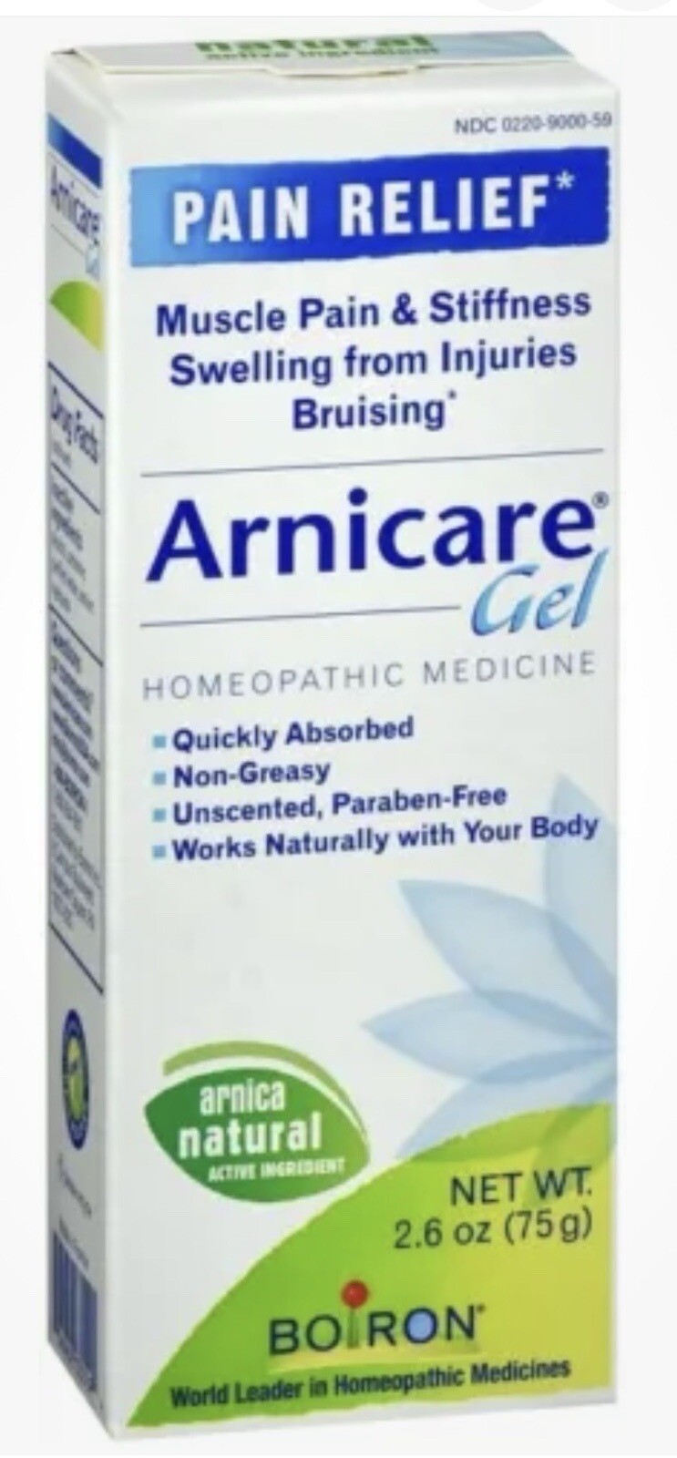 Boiron Arnicare Gel, 2.6 Ounce, Topical Gel for Muscle Pain, Swelling, Stiffness