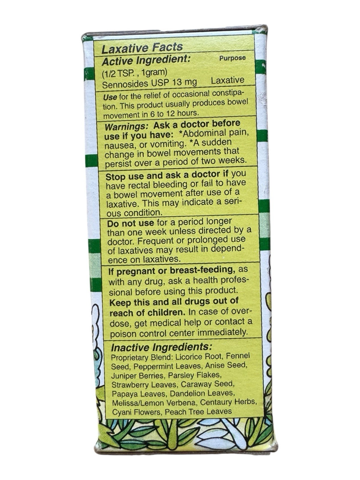 Swiss Kriss Herbal Laxative Flake Natural Digestive Aid – 3.25 oz – Ex: 12/28