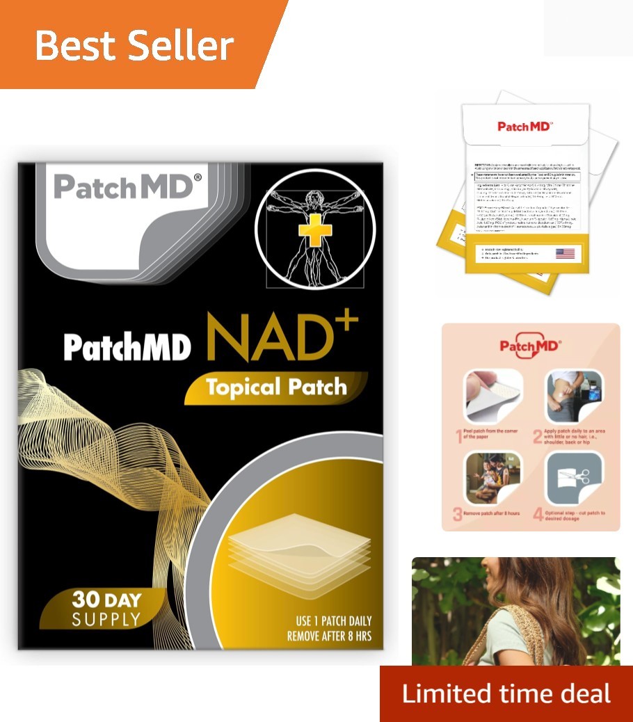 NAD+ Total Recovery Patches – 30 Days Supply