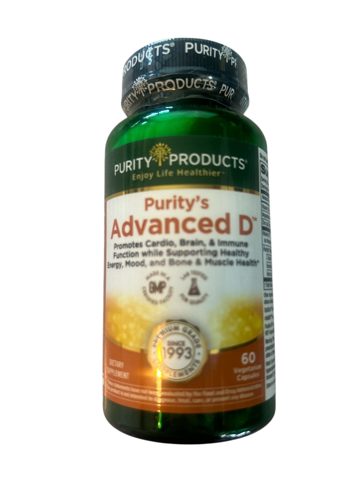 Purity Products Dr. Cannell’s Advanced Vitamin D Formula 60 Veg Cap New