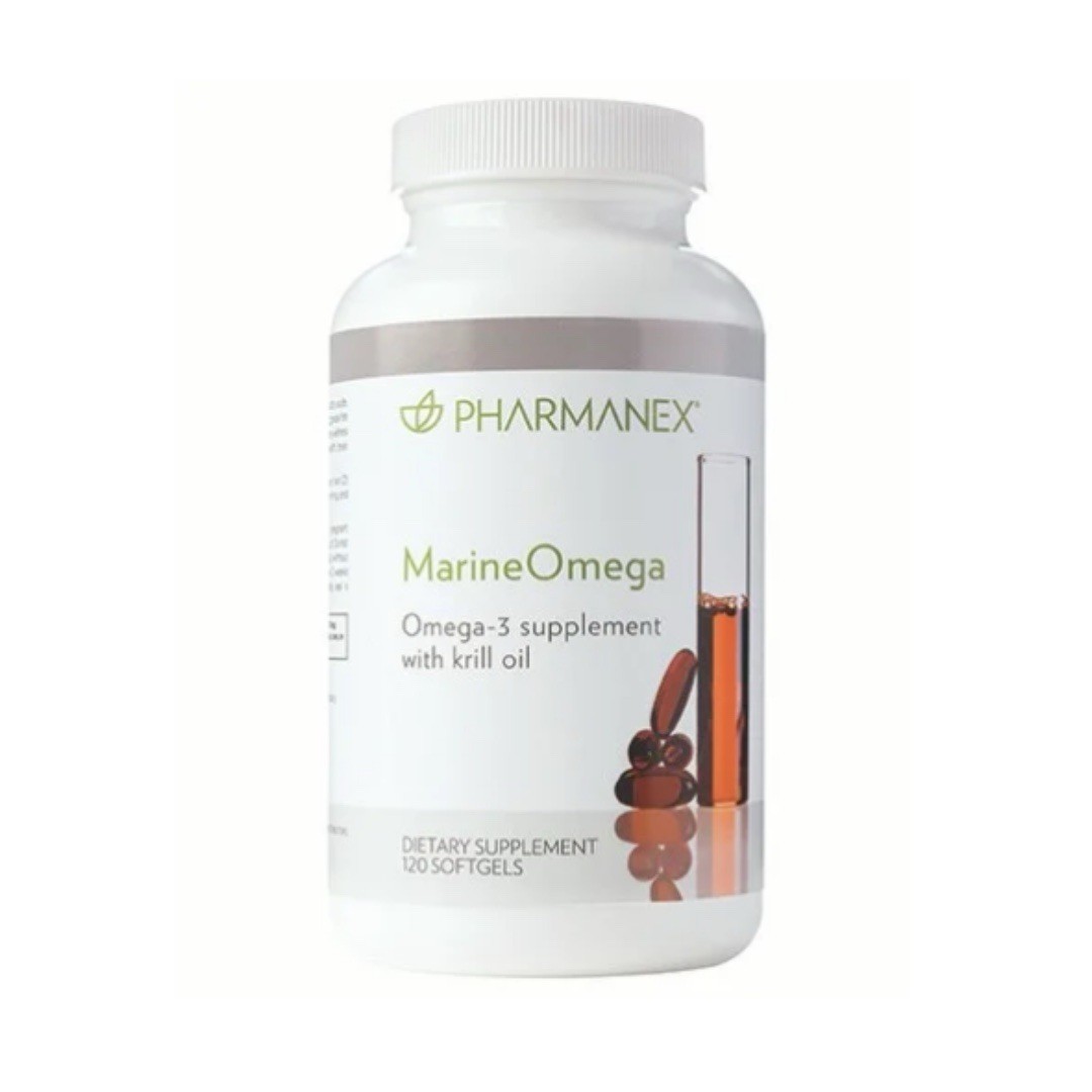 Nu Skin Pharmanex Marine Omega MarineOmega, 120 Softgels, New, Exp 12/2027