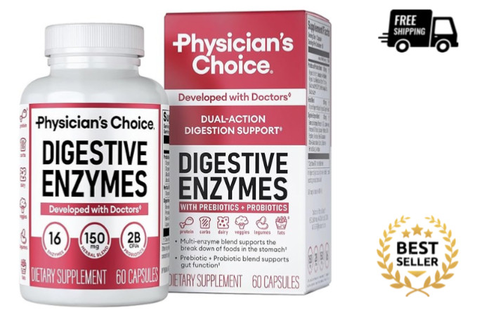 Physician’s CHOICE Digestive Enzymes for Bloating & Digestion