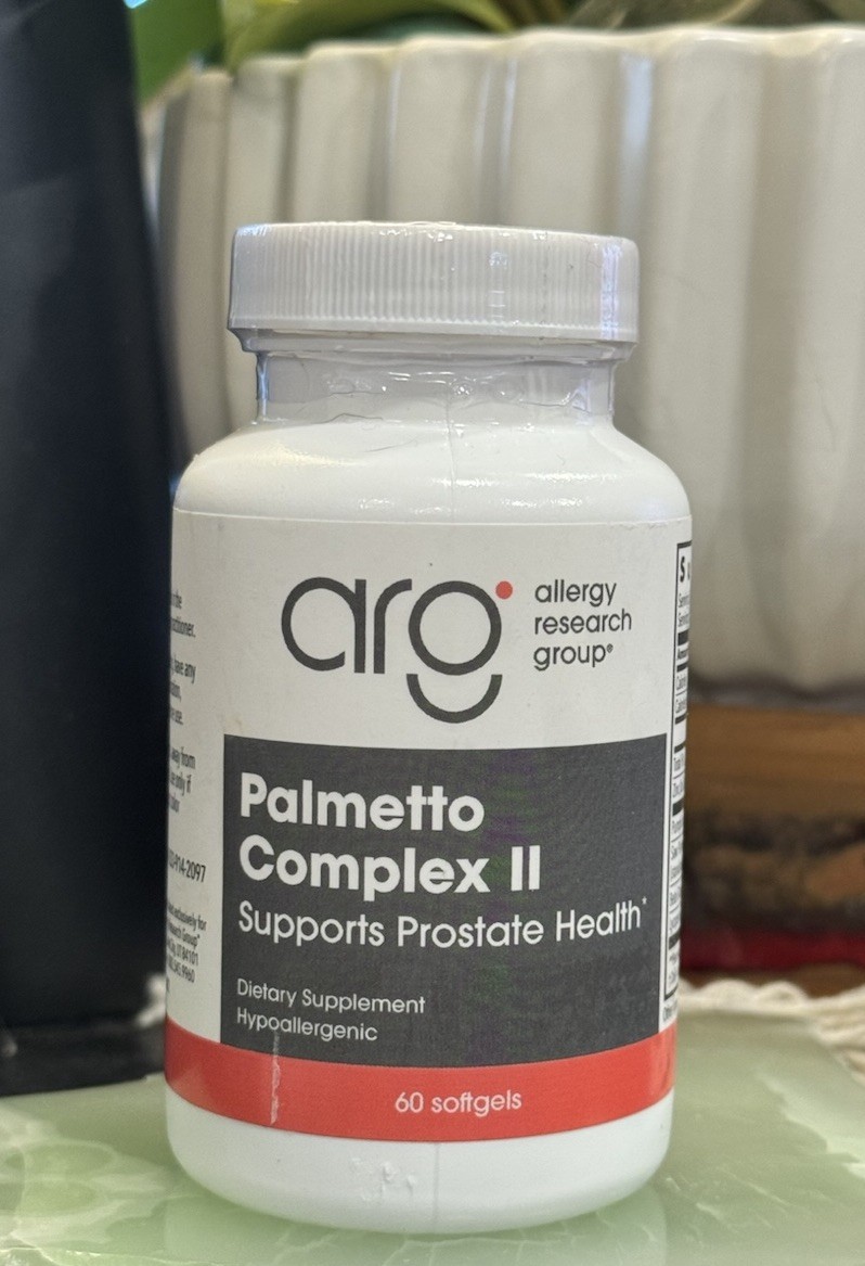 Allergy Research Group Palmetto Complex II 60 Softgels- Exp 3/27 Prostate Health