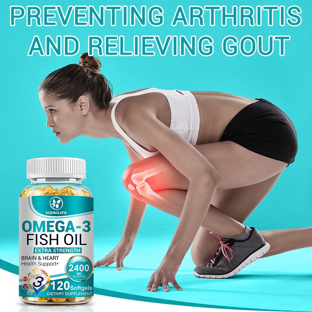 Triple Strength Omega 3 Fish Oil – Fish Oil Supplement with EPA & DHA Fat