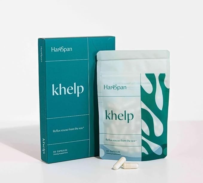 HartSpan Khelp 60 Capsules Digestive Supplement New Sealed