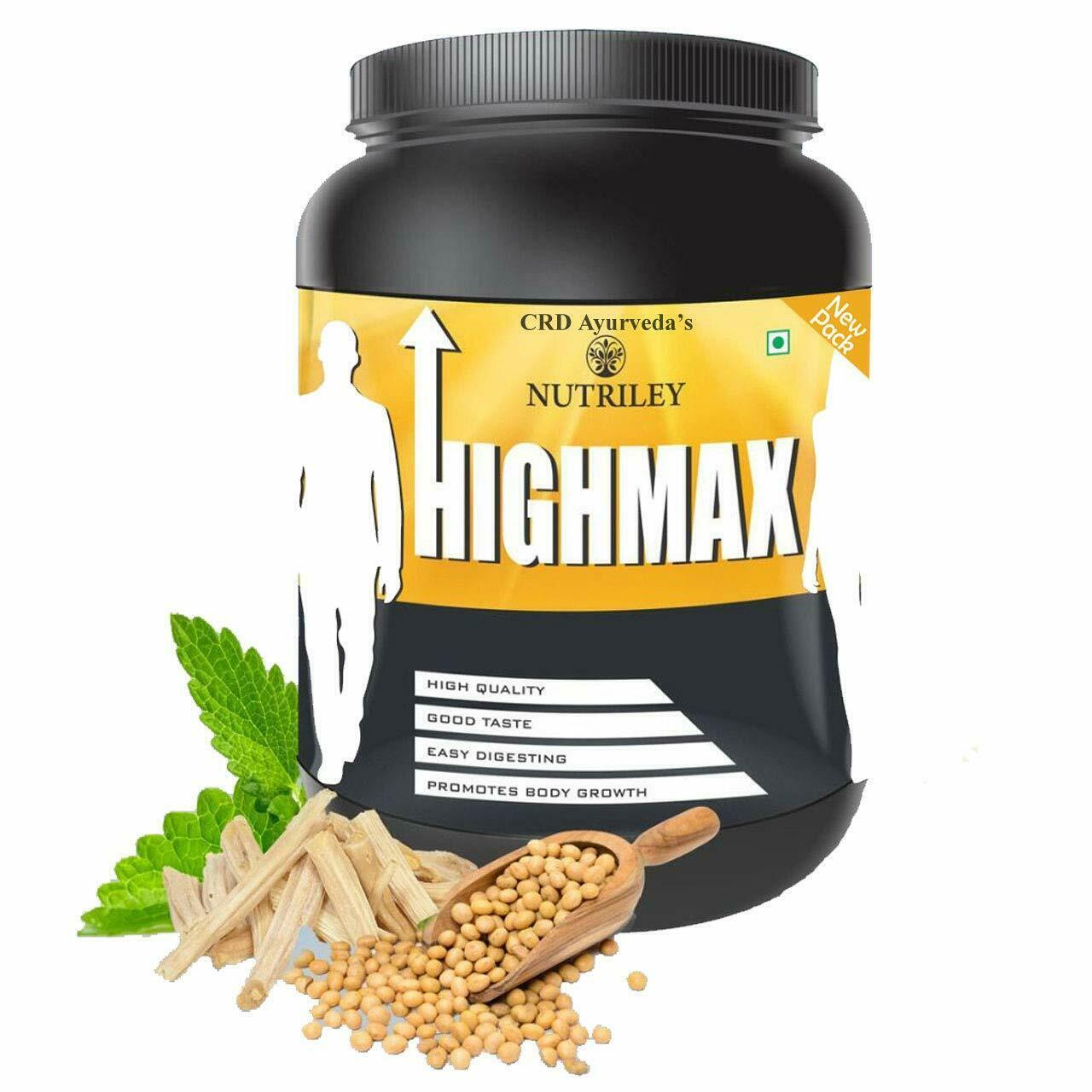 CRD Ayurveda Highmax Body Growth Supplement (Kesar Pista Badam; 500 gm