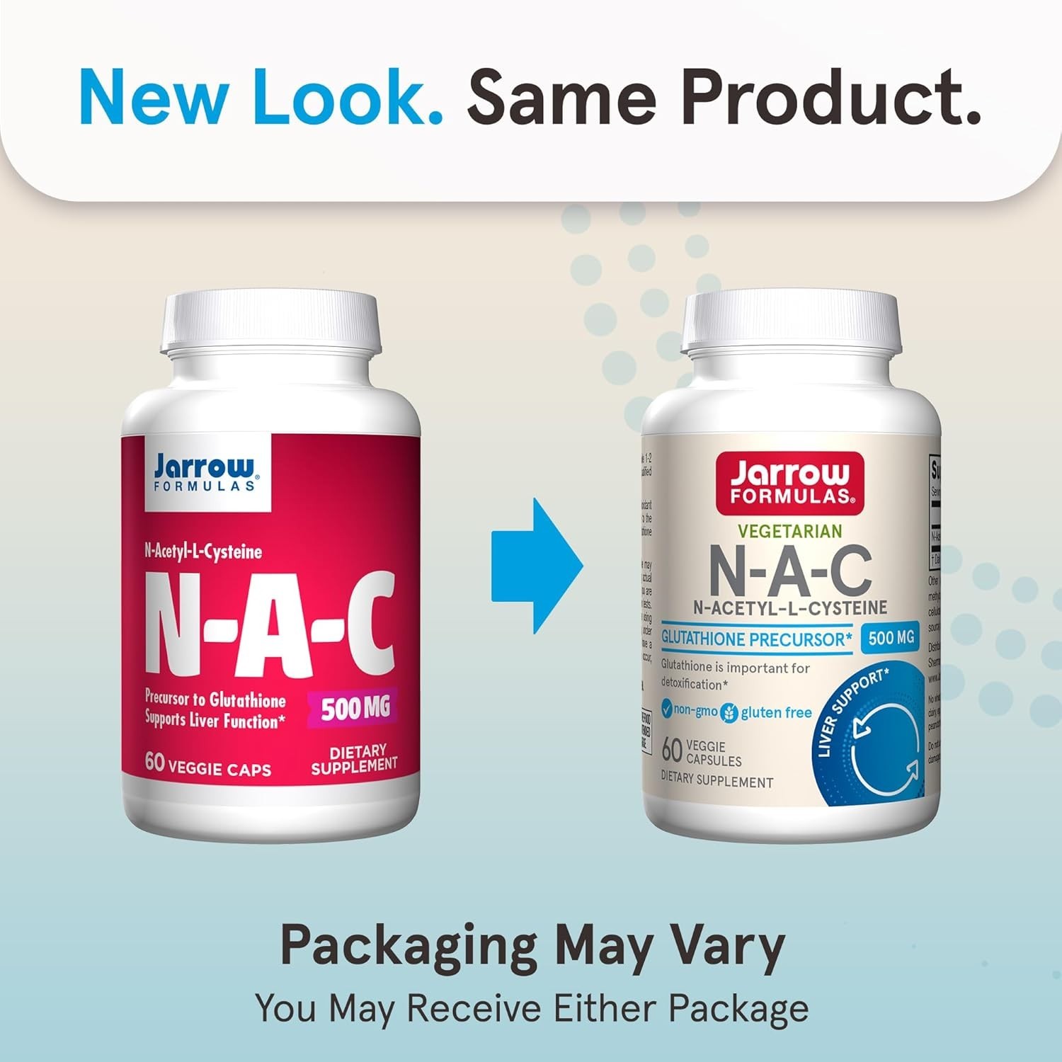 Liver Health Support with N-A-C 500mg – Antioxidant Power in 60 Veggie Capsules