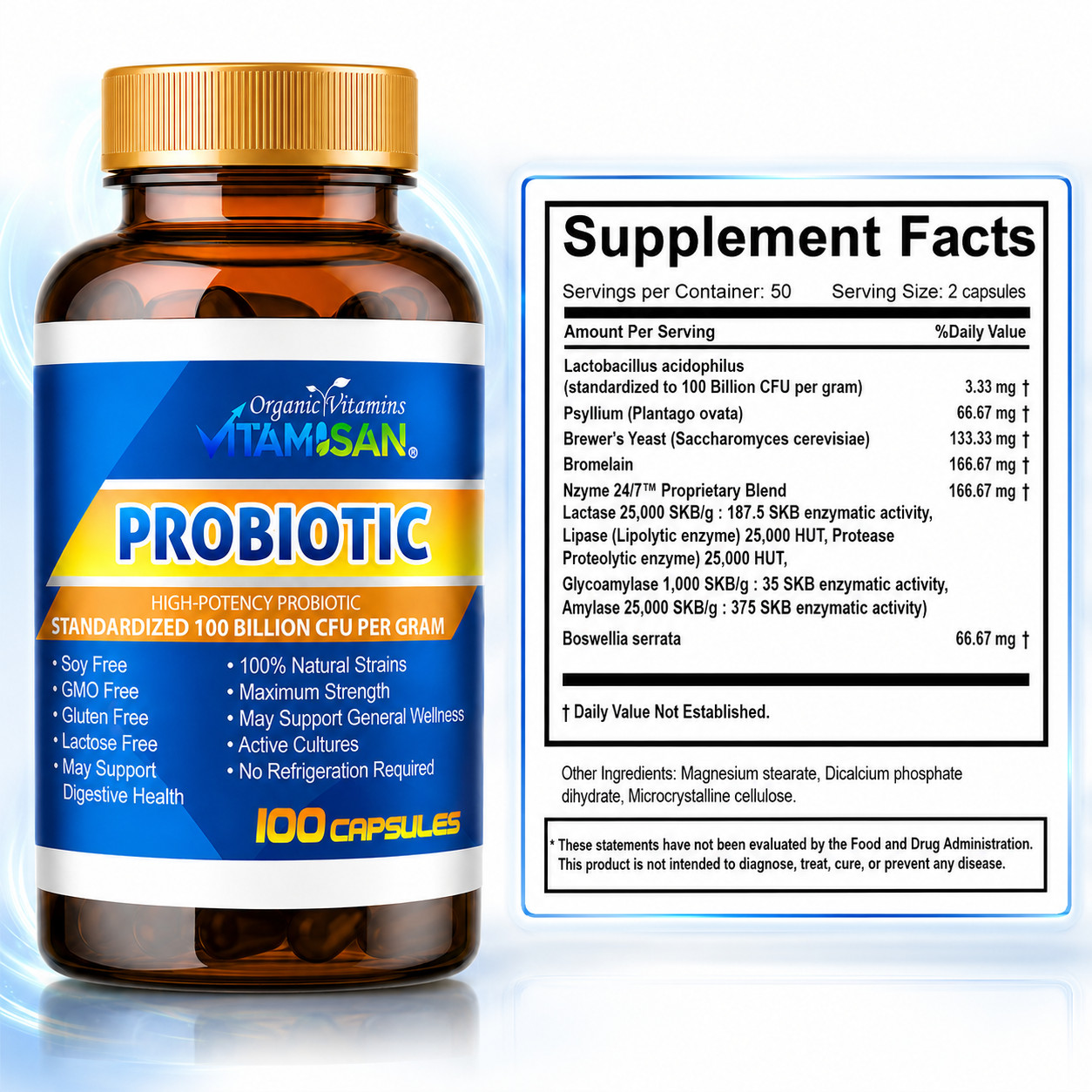3 ULTRA PROBIOTIC 100 Billion CFUs 300 capsule NOW ULTIMATE FLORA PRIMAL NATURAL