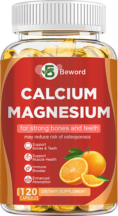 NEW Calcium Magnesium Zinc with Vitamin D3 Support Strong Bone & Muscle Health