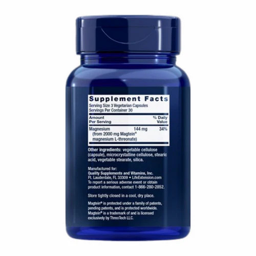 Magnesium Veg L-Threonate Neuro-Mag 90 Caps