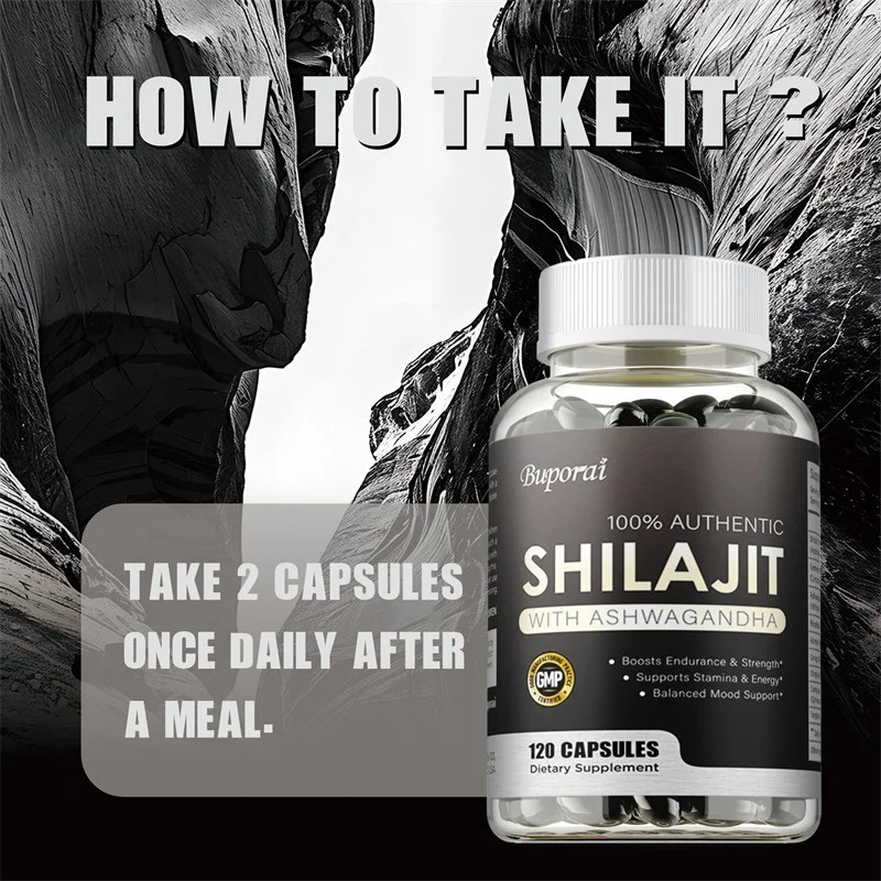 Shilajit 240pcs – Improves Memory, Concentration, Mood, Endurance & Performance