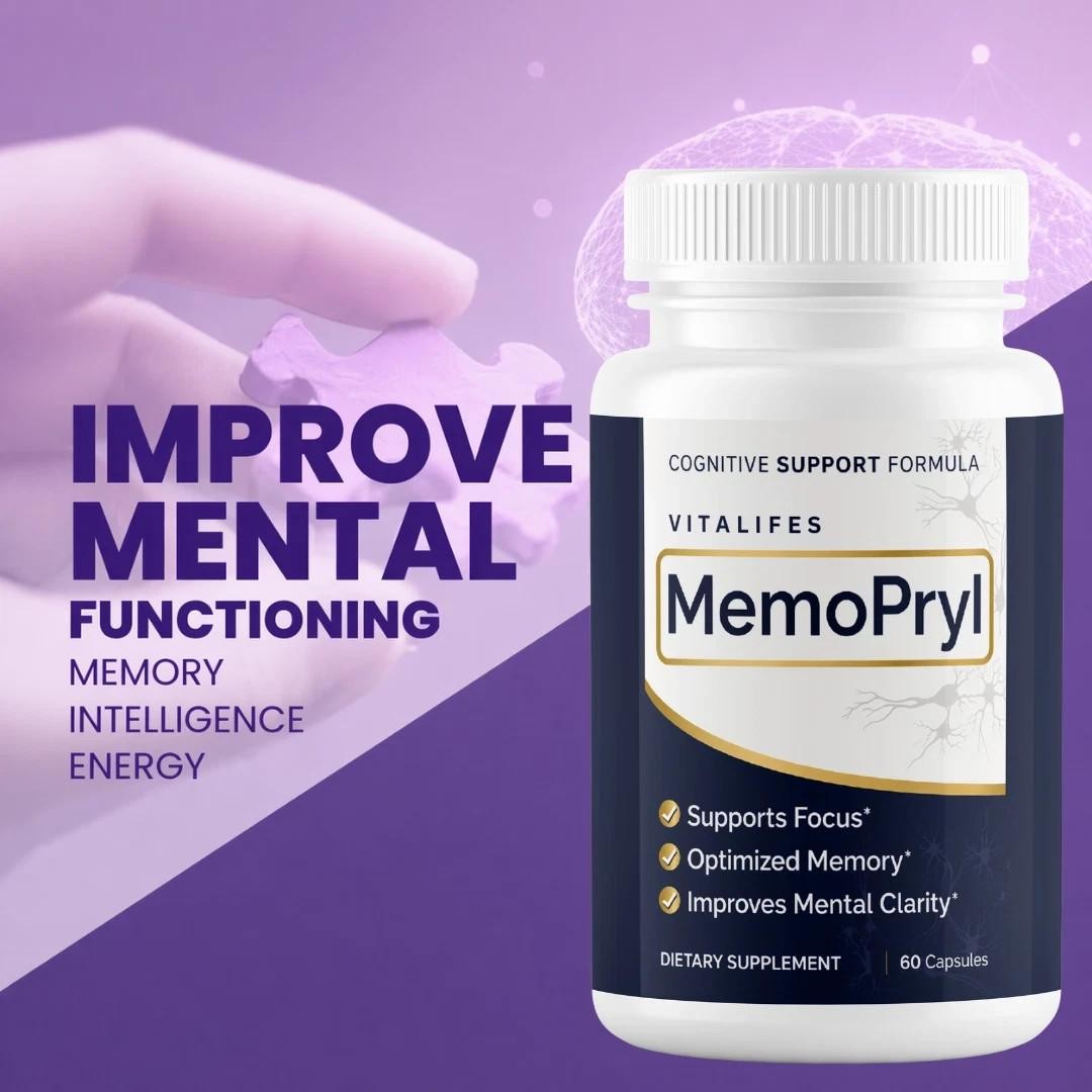 (5 Pack) MemoPryl Nootropic All Natural Brain Supplement Memo Pryl 300 Capsules