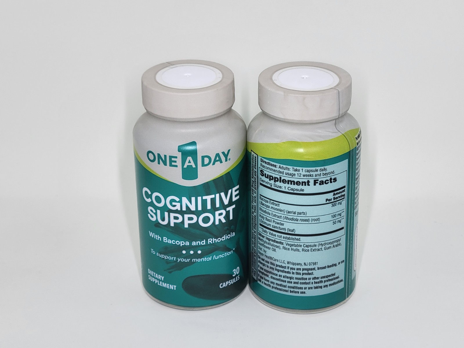 ONE A DAY Cognitive Brain Supplement (30 Caps Each) Exp 02/2026 ☆TWO BOTTLES☆