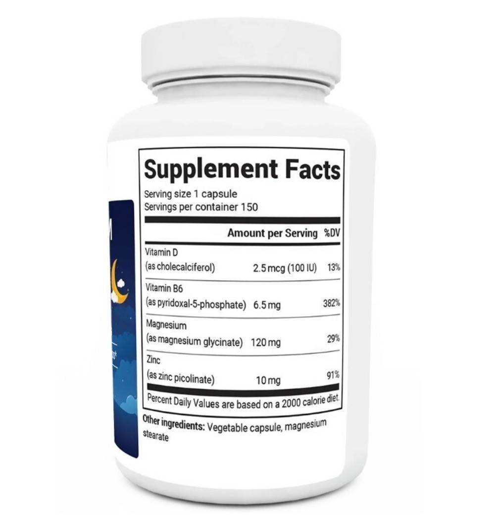 Dr. Berg’s Magnesium Glycine, 3 packs, 150 vegetarian caps per hat (total 450!)-