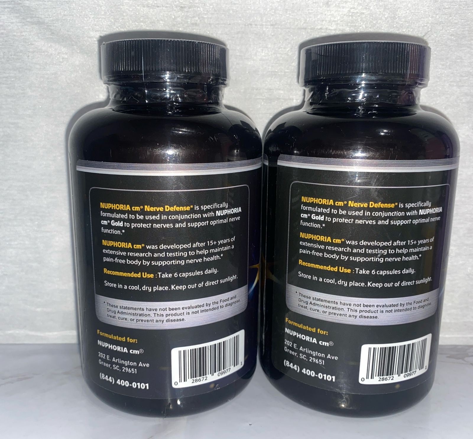 Lot Of 2- Nerve Support- Dietary Supplements /New & Sealed/ Exp 01/2026