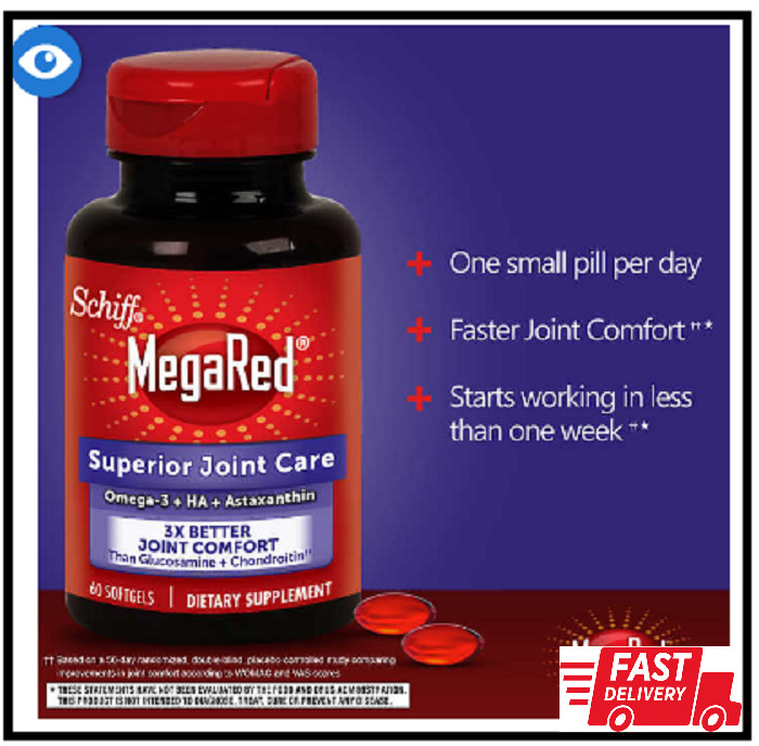 Schiff MegaRed Superior Joint Care, 60 Softgels – Best Price – Free Shipping!