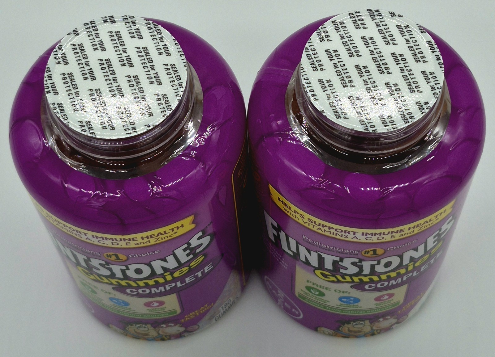 Flintstones Complete Kids Multivitamin Gummies 180 Ct Each 2 Pack Exp 03/2027