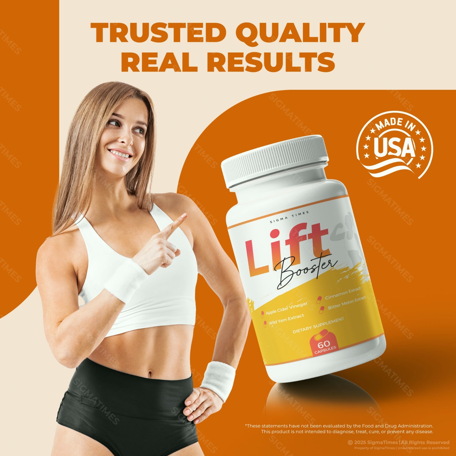 Lift Booster Capsules – Supports Metabolism & Natural Weight Loss – 5 Pack