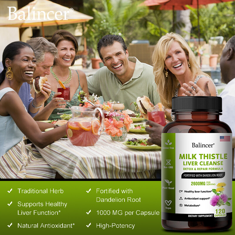 Milk Thistle Liver Cleanse, Detox Repair Formula, 2600 mg per serving
